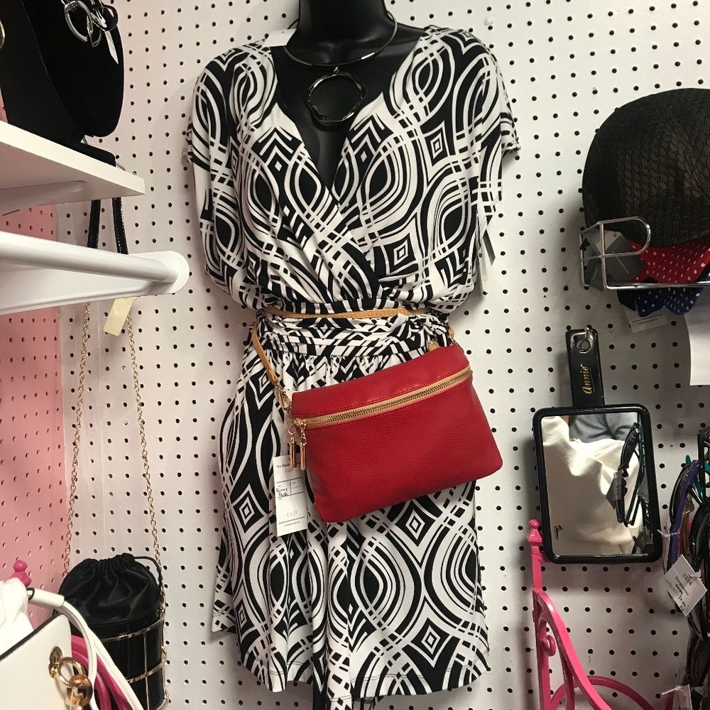 Lil Black and White Romper